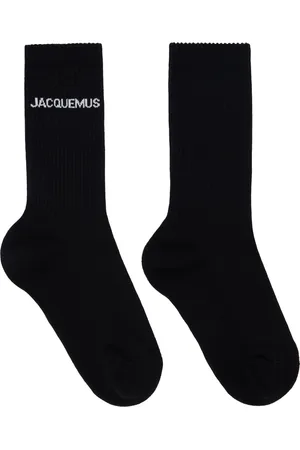 Jacquemus Chaussettes noires à logo - Les classiques