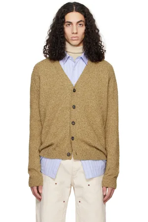 Maison Margiela Cardigan vert à boulochage