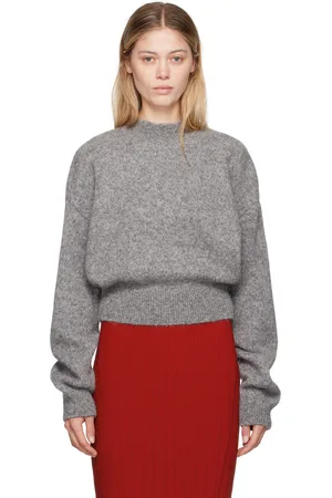 Jacquemus Pull gris à logo - Les classiques