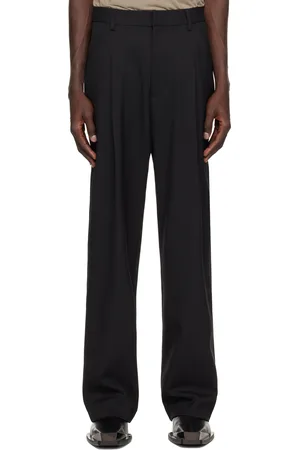 Entire Studios Pantalon noir à entrejambe bas