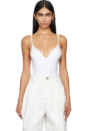 Jacquemus Justaucorps Spallina blanc - La casa