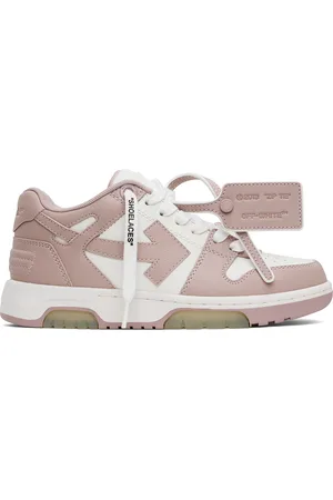 OFF-WHITE Baskets Out Of Office blanc et rose