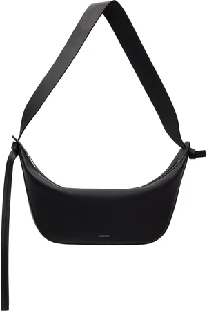 Jil Sander Sac noir à ornements noués