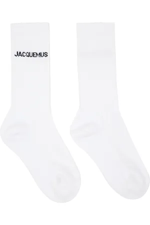 Jacquemus Chaussettes blanches à logo - Les classiques