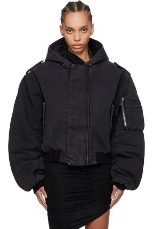 Entire Studios Blouson aviateur W2 noir exclusif à SSENSE
