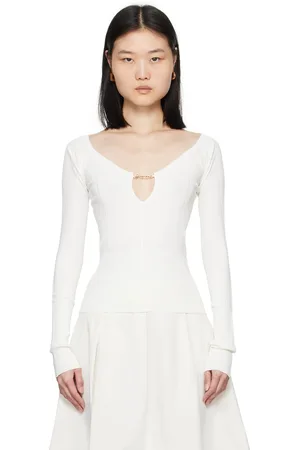 Jacquemus Pull Pralù blanc cassé - Les classiques