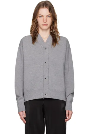 Jacquemus Cardigan gris à boutons - Les classiques
