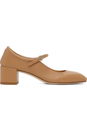 Aeyde Chaussures Charles IX à talon bottier Aline brunes en cuir