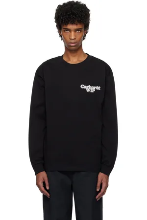 Carhartt T-shirt à manches longues noir à image de chaines