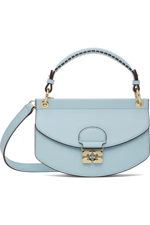 Ganni Mini sac à main Apo-G bleu