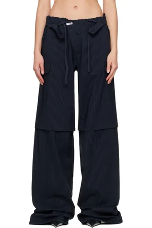 OTTOLINGER Pantalon cargo ample bleu marine