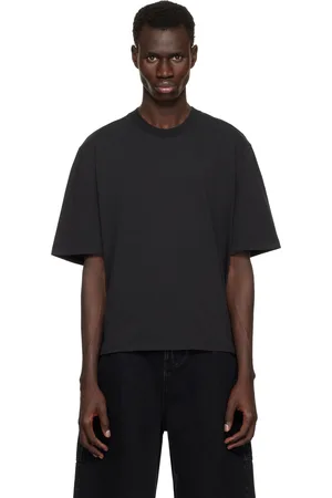 Entire Studios T-shirt noir à pinces - Uniform