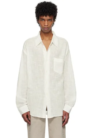 OUR LEGACY Chemise Coco blanc cassé