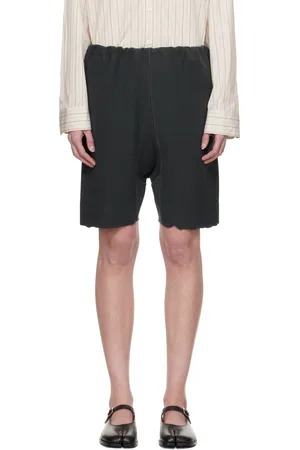 Maison Margiela Short noir à cordon coulissant