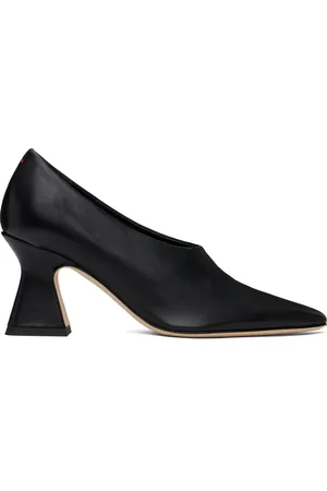 Aeyde Chaussures à talon bottier Nova noires en cuir nappa