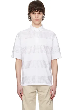 COPERNI Polo blanc à rayures