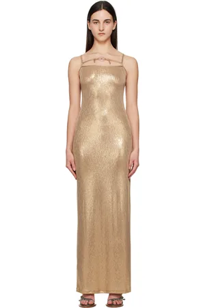 OTTOLINGER Robe longue dorée à breloque