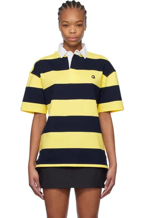 COPERNI Polo jaune et bleu à rayures