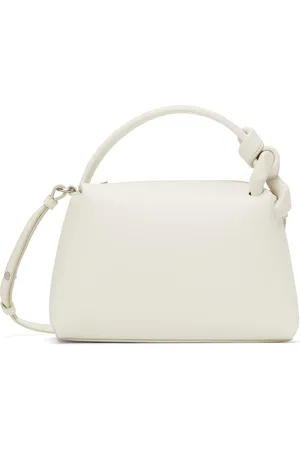 J.W.Anderson Petit sac blanc à logo et à maillon gourmette