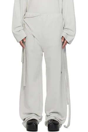 OTTOLINGER Pantalon de survêtement gris à logo et à attache à nouer