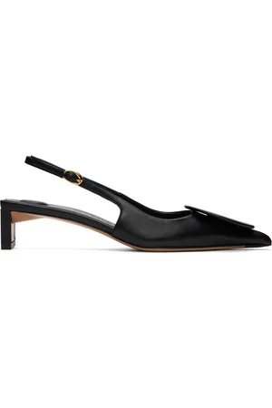 Jacquemus Chaussures à petit talon Duelo noires à bride arrière - Les classiques