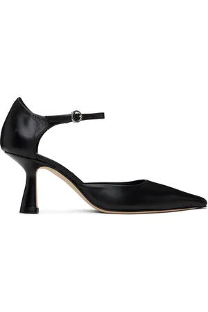 Aeyde Chaussures à talon sablier Salvi noires en cuir nappa