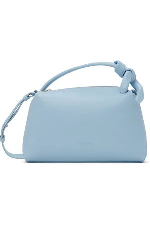 J.W.Anderson Sac bleu à logo et à maillon gourmette