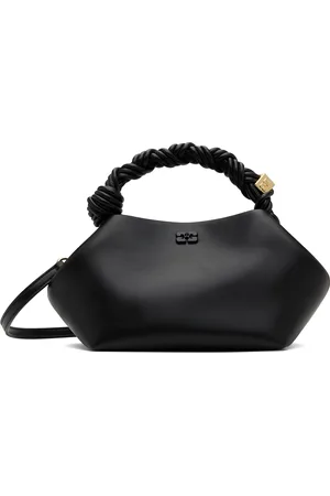 Ganni Petit sac noir à logos - Bou