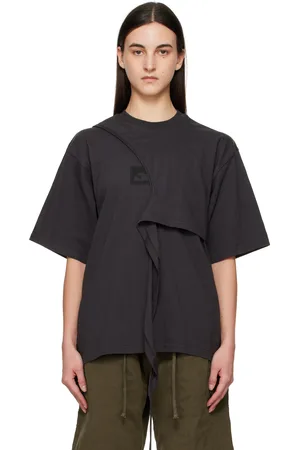 OTTOLINGER T-shirt noir à panneau cache-cœur