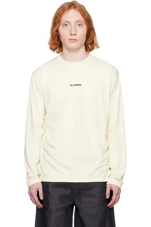 Jil Sander T-shirt de sport beige en jersey - +