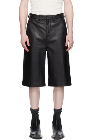 Entire Studios Short Area noir en cuir
