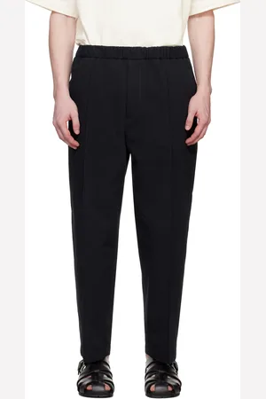 Jil Sander Pantalon fuselé bleu marine