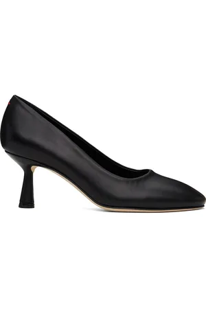 Aeyde Chaussures à talon sablier Giotta noires en cuir nappa