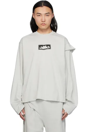 OTTOLINGER T-shirt à manches longues gris à logo
