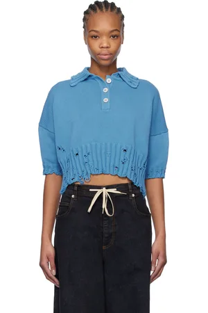 Marni Polo bleu en coton