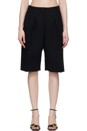 Jacquemus Short de style bermuda Ovalo noir - Les sculptures