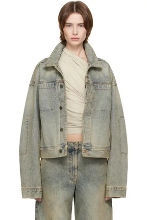 Entire Studios Blouson bleu en denim - Gem