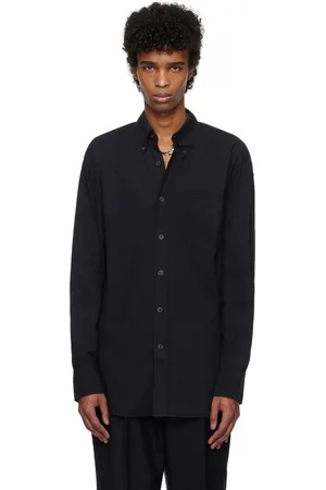 OUR LEGACY Chemise Borrowed noire à boutons