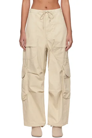 Entire Studios Pantalon cargo Freight blanc cassé