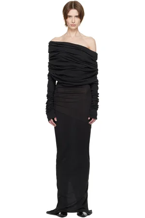 Entire Studios Robe midi Bound noire