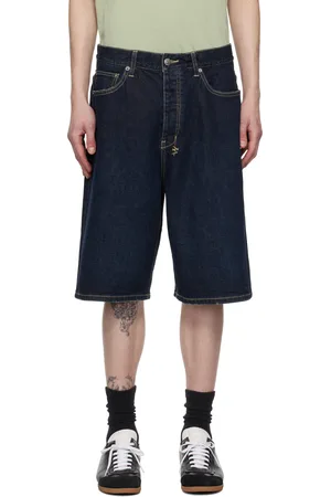KSUBI Short MAXX bleu en rincé