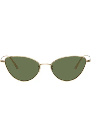 Khaite Lunettes de soleil 1998C dorées édition Oliver Peoples