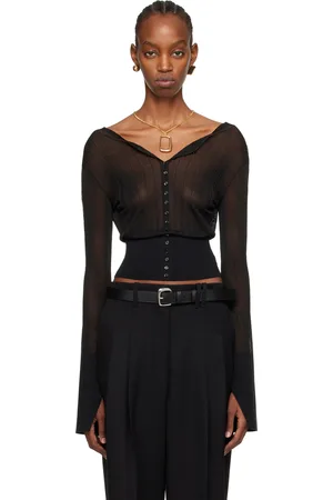 Jacquemus Cardigan Joya noir - Les sculptures