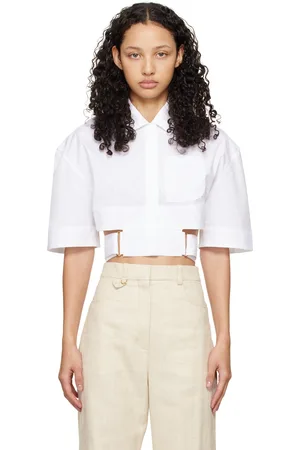 Jacquemus Chemise écourté Bari blanche - Les classiques