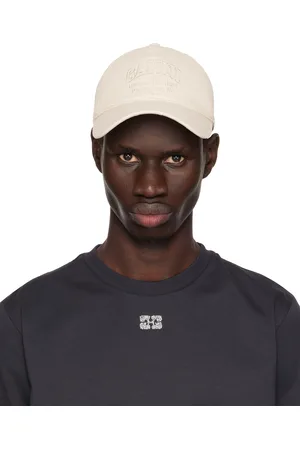 Ganni Casquette beige à logo brodé