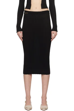 Jacquemus Jupe midi Pralu noire - Les classiques