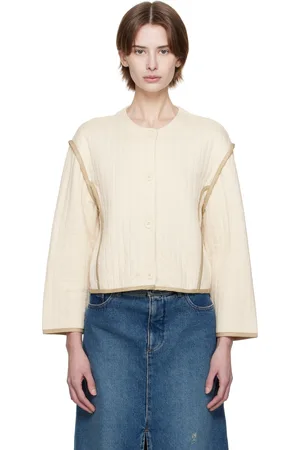 A.P.C. Blouson Garance blanc cassé