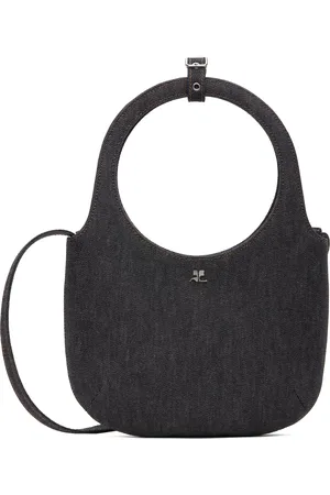 Courrèges Sac Holy gris en denim