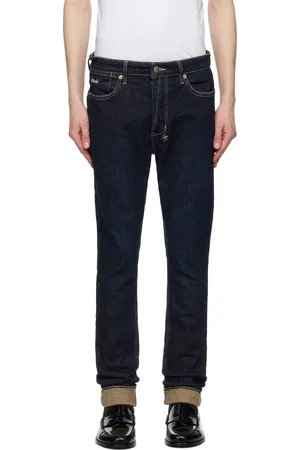 KSUBI Jean Van Winkle bleu en rincé