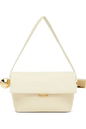 Jacquemus Sac blanc cassé à ferrures rond carré - La casa